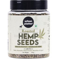 Urban Platter Roasted Hemp Seeds, 150 G (Hemp Seeds For Eating | Salad Topping | Roasted)