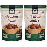 Wonderland Foods (Device) 1Kg (500G X 2) Premium Arabian Dates | Soft And Chewy Texture Khajur, Khajoor, No Preservatives, No Added Sugar, Rich In Iron, Fibre & Vitamins, Fresh