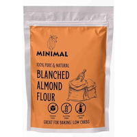 Minimal Blanched Almond Flour - 400Gram Without Skin Keto Friendly Fine Flour(Gluten Free)
