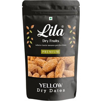 Ldf Fresh Yellow Dry Dates Khajur Khajoor, Medium Grade Size, 1Kg