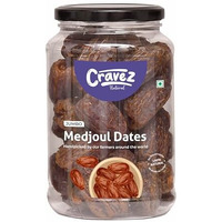 Cravez Premium Medjool Dates (Medjoul) 400 Gram|Jumbo,Juicy,And Naturally Sweet|Healthy Snack & Energy Boost|High Fiber|Energy Boost With No Preservatives|King Of Dates|Diwali Gift Box,Fresh