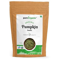 Pure Organio Organic Pumpkin Seeds - Immunity Booster Raw Organic Pumpkin Seeds For Eating, Nutritious And Healthy Snacks, Perfect Addition To Your Fibre Rich Diet (200 Gm)