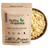 Nutty Organics Natural Watermelon Seeds 200Gm | Watermelon Seeds For Eating -Magaj Seeds | Tarbuj Beej | Rich In Protein | Potassium | Magnesium & Iron