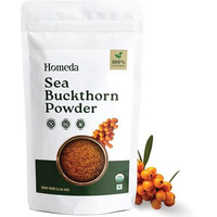 Homeda Sea Buckthorn Berry Powder Organic (100G), Rich In Omega 3, Vitamin, Dried Seabuckthorn Berry Powder, Original Himalayan Sea Buck Thorn Dry Berries Fruit, No Sugar Added