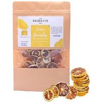 Bab Louie & Co. Lemon Dehydrated Fruits Garnishes For Cocktail, Mocktail, Detox Water, Green Tea, Snacks | Air Dried | Gluten Free | Vegan | No Sugar | 100% Natural | Zero Preservatives | 50 Gm