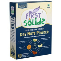 First Solids - Dry Nuts Powder 100G | Homemade Healthy Dry Fruit Mix | No Added Sugar & Preservative Free | With Cashew, Pistachio, Walnut And Almonds