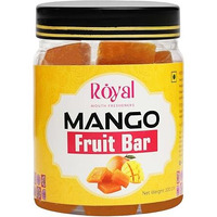 Royal Mouth Fresheners Mango Fruit Bar 300 Gm (Jar) | Sweet & Tangy Fruit Bar | Healthy Snack For All Ages | Natural Mango Delight | Perfect Travel Treat & Post-Meal Dessert - Aam Papad