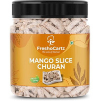 Freshocartz Mango Slice Churan | Homemade Khatta Meetha Mukhwas | Aplam Chaplam, Aam Pachak | Pachak Mango Sliced - Jar Pack (Mango Slice, 300G (Pack Of 1))