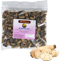 Ikkiyam Sun Dried Lotus Stem(Fryams) | Organic & Premium Thamara Valayam Vathal | Dried Kamal Dandi/Kakdi (Thamarai Thandu) | Lotus Stem Vathal Good For Health | Pack Of 1 | 100G