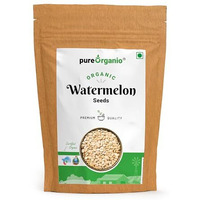 Pure Organio Organic Watermelon Seeds  Npop Certified | High-Protein Superfood | Raw Magaj Seeds | Nutrient-Rich | Antioxidant Powerhouse | 100% Organic & Natural (250 Gm)