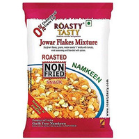 Roasty Tasty Roasted Jowar Flakes Mixture Indian Namkeen Snacks - 750G | Export Quality | Gluten Free Snacks | Healthy Diet Snacks