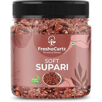 Premium Soft Supari | Raseeli Supari | Chikni Supari | Soft Betel Nuts | After Meal Mukhwas Soft & Sweet Mouth Freshener - Jar Pack (Soft Betal Nut, 300G (Pack Of 1))