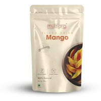 Multi Pro Sliced Dried Mango Dried Treats Dried Fruits - Low-Calorie Snack Rich In Dietary Fiber & Plant-Based Protein, Weight Management Friendly, Energy Booster, No Artificial Additives, Nutrient-Rich, Travel-Friendly & Versatile (Pack Of 1)