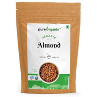Pure Organio Organic Almonds - Raw Organic Almonds (Badam) - Npop Organic Certified (Almonds, 500 Gm)