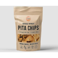 Indic Roots (Formerly Organic Roots) Pita Chips - Whole Wheat | 100 Gms | Healthy & Crispy Snack | Ready To Eat