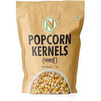 Naturevit Popcorn Kernels, 1 Kg | Popcorn Seeds | Party Snacks | Popcorn Kernel | Now Enjoy Movie Theatre Style | Butterfly Pop Corn At Home
