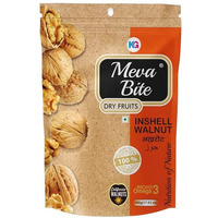 Mevabite Organic Walnuts In-Shell | 100% Pure Organic And Gluten Free Walnuts | Rich In Omega3 Fatty Acid, Proteins, Nutrients, Fiber & Vitamins (California Walnuts, 500 Grams)