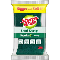 Scotch-Brite Scrub Sponge Ideal For Dishwash Liquid 2N || Pack Of 6 || (10Cm X 6Cm)