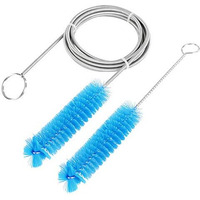 Serplex Cpap Tube Cleaning Brush 6.5Ft Flexible Stainless Steel Tube Cleaning Brush With 7'' Spiral Cleaning Brush Universal Tube Cleaning Brush For Standard 22Mm Diameter Cpap Tubing