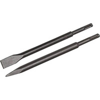 Inditrust Hammer Drilling Set Of 2 Chisel Bits Set 14 X 250Mm Flat & Pointed | 14Mm Demolition Rotary Hammer Bits (14 X 250 Mm)