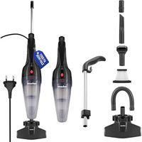 Woscherr Homevac Pro Upright 2In1 Vacuum Cleaner For Home Use 908K Handheld Vacuum Cleaner With Stick & Floor Brush|800 Watts|17Kpa Suction Power|Car Vacuum Cleaner|1+1 Year Warranty| Free Accessories