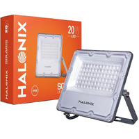 Halonix Aluminium 20W Waterproof Outdoor Led Flood Light|Halogen Light, Focus Light For Garage, Parking, Shop -(Cool White)-Pack Of 1|Short Circuit & Surge Protection.