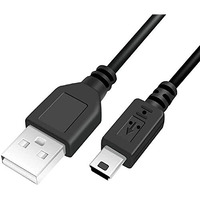 Fedus 3.2 Ft Usb Charger Cable Charging Cord For Ti-84 Plus Ce Graphing Calculators, Ti-Nspire Cx/Cx Cas, Ti-84 Plus Ce Color/C Silver Calculators, Mini Usb Power Data Charger Charging Cable,Pack 1