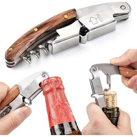 Hodaqe Wine Bottle Opener, Professional Stainless Steel Corkscrew For Beer, Key For Servers, Bartenders, Sommeliers And Hobbyists