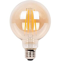 Desidiya Edison Tungsten Filament Round Antique Glass G80 Light Bulbs Pack Of 1 Vintage Base E27 Bulb Yellow Light For Home Decoration Living Room/Hall/Balcony/Restaurant Bar Lighting