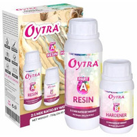 Oytra Resin Art Liquid Hardener 750 Grams For Craft Beginners Materials Kit Ultra Crystal Clear Coat Transparent Epoxy 2 1 Ratio Bubble Release Artists Jewellery Set Casting Tabletop Diy Project