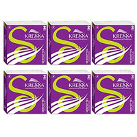 Kressa Tissue Paper Serviettes | Paper Napkins | Table Top Serviettes 2 Ply Pack Of 6 (300 Serviettes) 100% Biodegradable