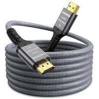 Orei 8K Hdmi Cable 5 Meter(16.4Ft) - 8K@60Hz Hdmi Cable 2.1 With Ethernet & Hdcp 2.3, Lightning Fast 48Gbps Bandwidth, Hdr, Earc & 3D Support - Hdmi 4K@120Hz For Tvs, Gaming Consoles & More (1 Pack)