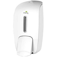 Dolphy Abs Liquid Soap Dispenser For Bathroom & Kitchen -800Ml-White