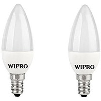 Wipro 3W E14 Led Yellow Bulb, Pack Of 2 (Garnet)