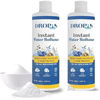 Dropin Water Softener 500Ml | Instant Hard Water Softening Agent | Reduces Hair Fall & Skin Irritation | Disables Calcium & Magnesium | Ph Balanced Solution | Non Toxic And 100% Safe