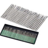 Diy Crafts Pack Of 1 Set, 20 Pcs Diamond Burr, 30 Pcs Diamond Burr Drill Bits For Engraving Carving Dremel Rotary Tiles Glass (Pack Of 1 Set, 20 Pcs Diamond Burr)