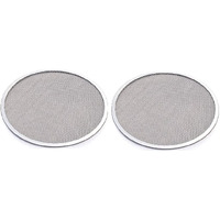 Zenshop Combo Aluminum Pizza Screen/Mesh For Home Kitchen Restaurant Supplies, Diameter 8 Inch, Sliver (Pack Of 2)