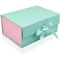 Rbs - Rigid Box Sivakasi Gift Boxes For Presents (23 X 16 X 10Cm) Boxes For Gifting (1 Pack) Box For Gift Packing Holds Up To 5Kg Multipurpose Gift Box For Birthday Gifting (Tiffany Blue)