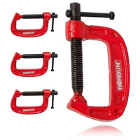Homdum Heavy Duty G Clamp | C Type Clamping Tool | Set Of 4 Pieces (2 Inch)