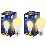 Philips 12-Watt Led Bulb |Acebright High Wattage Led Bulb|Base: E27 Light Bulb For Home | Warm White, Pack Of 2