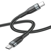 Buraaq 100W Braided Type C To Type C| C To C Cable Fast Charging| Compatible With Tabs & Phones Like Samsung, Xiaomi, Iqoo, Mi, Realme, Oppo, Nothing, One Plus, Vivo & More| 1M