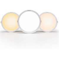Murphy 10W Recessed Round Trimless Led Panel Light | 3-In-1 Colour Changing  Cool White/Neutral White/Warm White  Pack Of 10