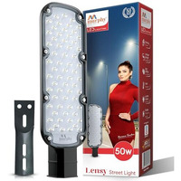Murphy Led Lensy 50 Watts Ip-65 Bis Approved Waterproof Outdoor Street Light, Cool White Pack Of 1