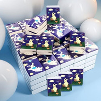 Wolpin Pack Of 10 Pocket Tissue Paper 3 Ply Facial Tissues (8 Pulls Per Pack) Hanky Tissue Paper For Travel, Car