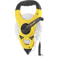 Freemans Top Gear Fibreglass Open Reel Tape -50M/165Ft With Unbreakable Abs Case || Protruding Marker || Geared Mechanism - 3X Faster Winding And Soft Grip Pvc Handle