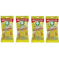 Greenshield Anti Bacterial Household Surface Wipes 70's - Pack Of 4