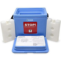 Is Indosurgicals Small Vaccine Carrier With 2 Icepacks - 0.80 L