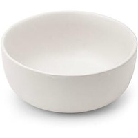 Claymistry Wide Ceramic White Serving Bowl | Set Of 1 | 20Cm * 20Cm * 8Cm | Matte Finish | Dishwasher, Oven & Microwave Safe | Salad, Fruit, Soup, Dessert, Mixing Bowl | Premium Kitchen Crockery