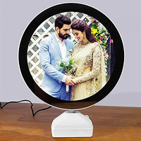 Sonkhiya Creations Customized Magic Mirror Printed Photo Frame | Best Anniversary Gift | Best Birthday Gift For Husband, Wife, Lover, Brother, Sister, Kids