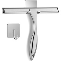 Bath Guru Stainless Steel Rustless 304 Grade Bathroom Kitchen Cleaning Wiper Glass Squeegee For Car, Mirror, Glass Shower Room Of Home Office Hospital Gyms (12 Inch)